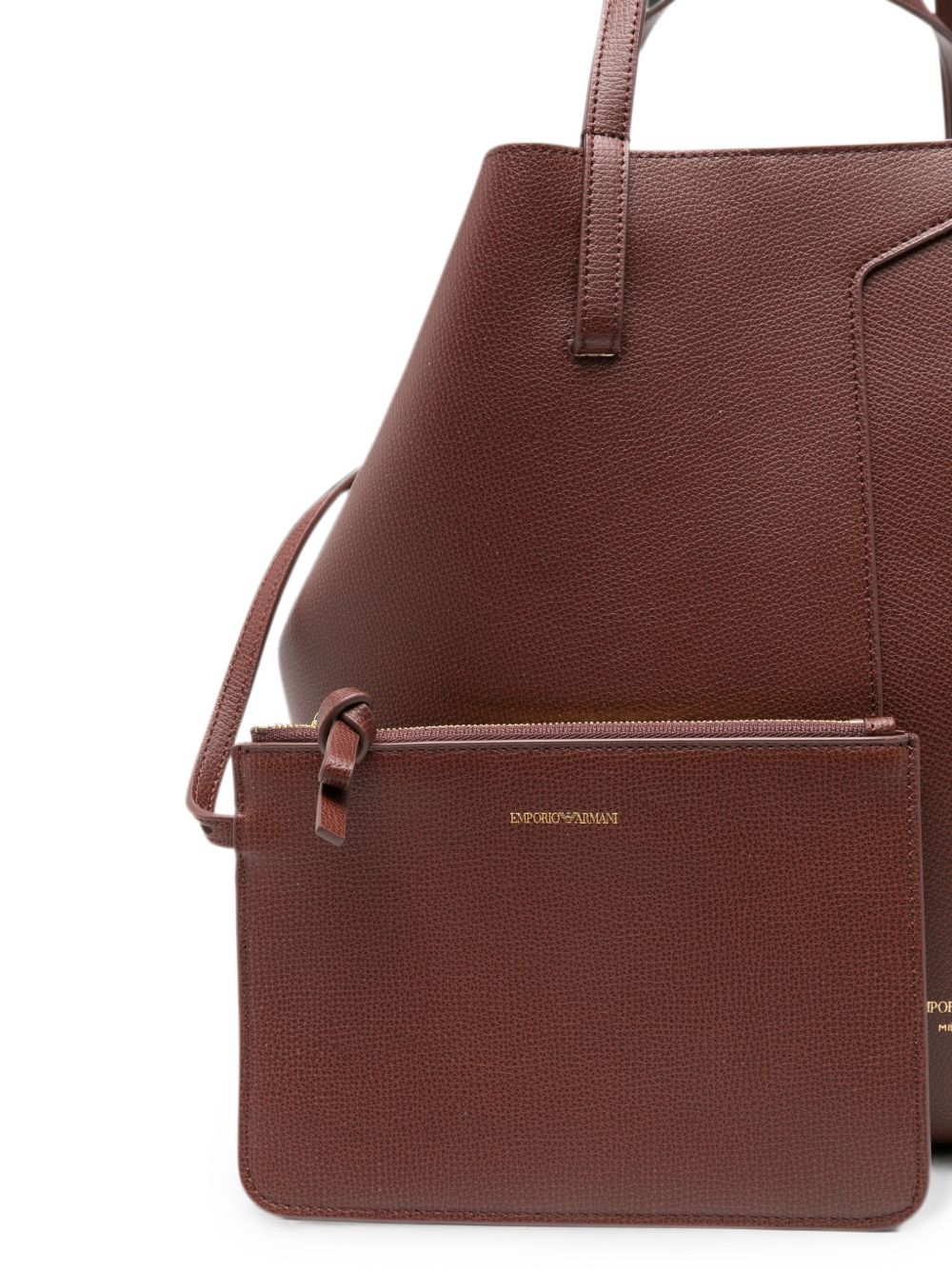 Emporio Armani Leather Tote Bag – 100% Bovine Leather - view 5