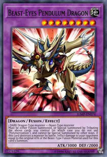 Yu-Gi-Oh! Beast-Eyes Pendulum Dragon - JUMP-EN074 - Ultra Rare - Limited
