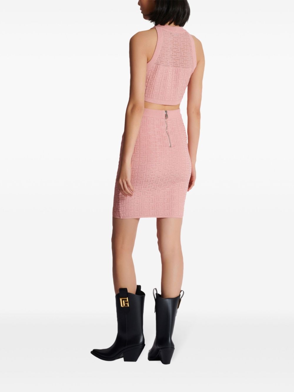Balmain PB Labyrinth knit top - view 4
