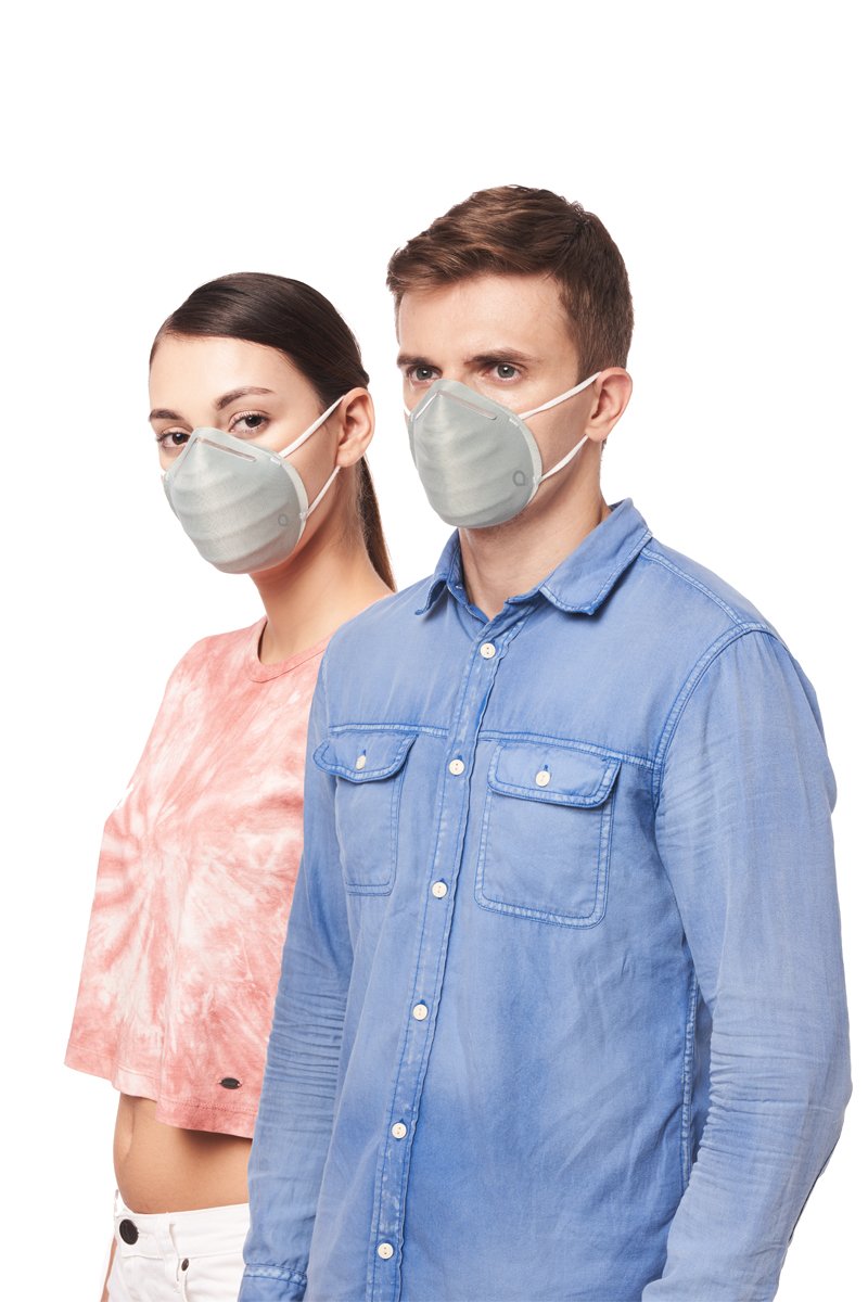 amante Ultra-light Contoured Fit Mask (Pack of 3) - D Blue-A Grey-Chlk Rose - view 2