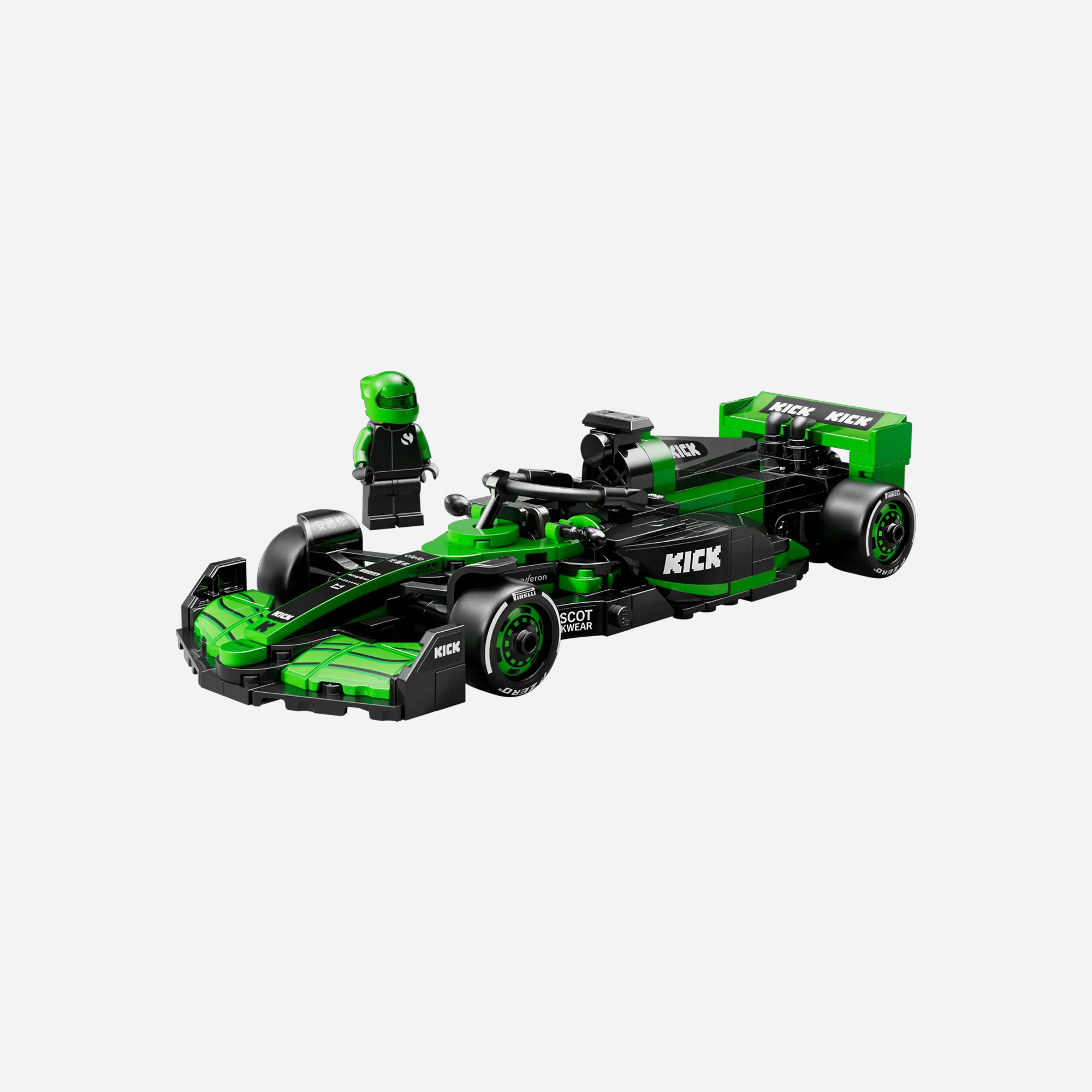 LEGO X F1 KICK Sauber F1 Team C44 Race Car - view 2