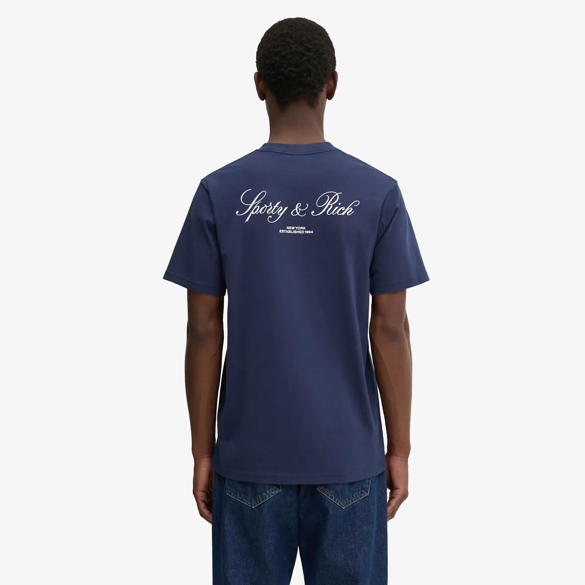 Sporty & Rich | Vendome Resort T-shirt { Navy - view 2