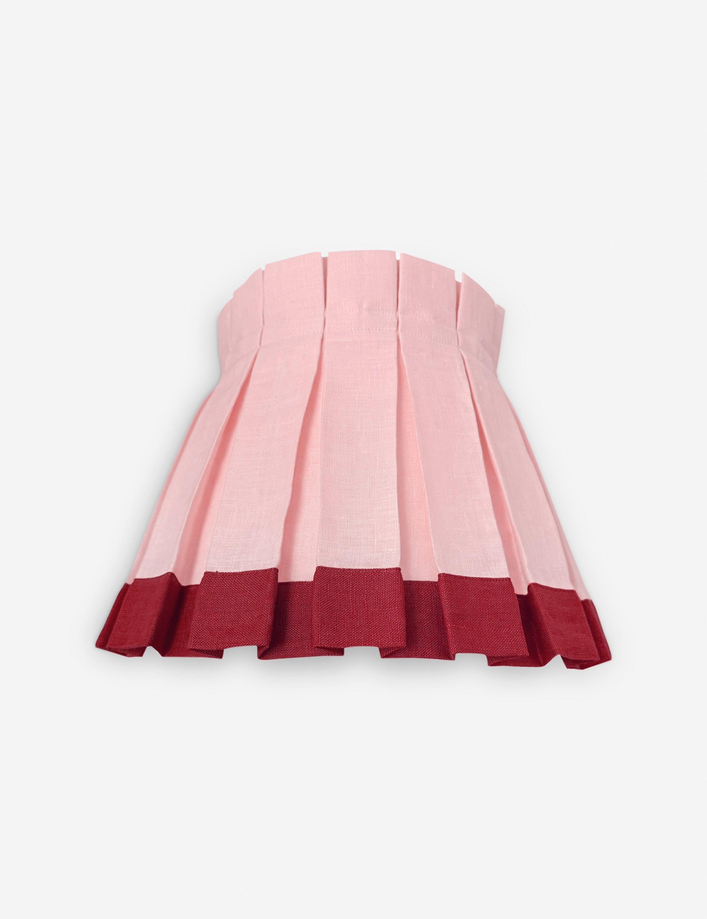 Lulu and Georgia Color Block Classic Box Pleat Lampshade by Cielle Home - view 9