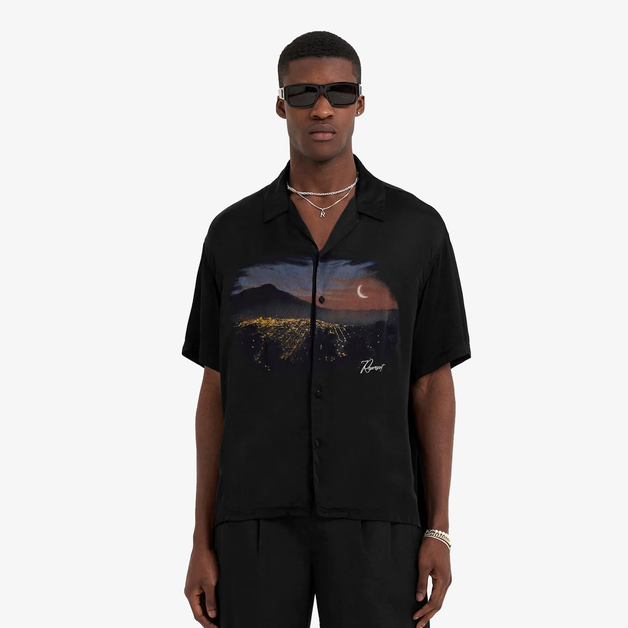Represent | THE HILLS SHIRT { BLACK - view 3