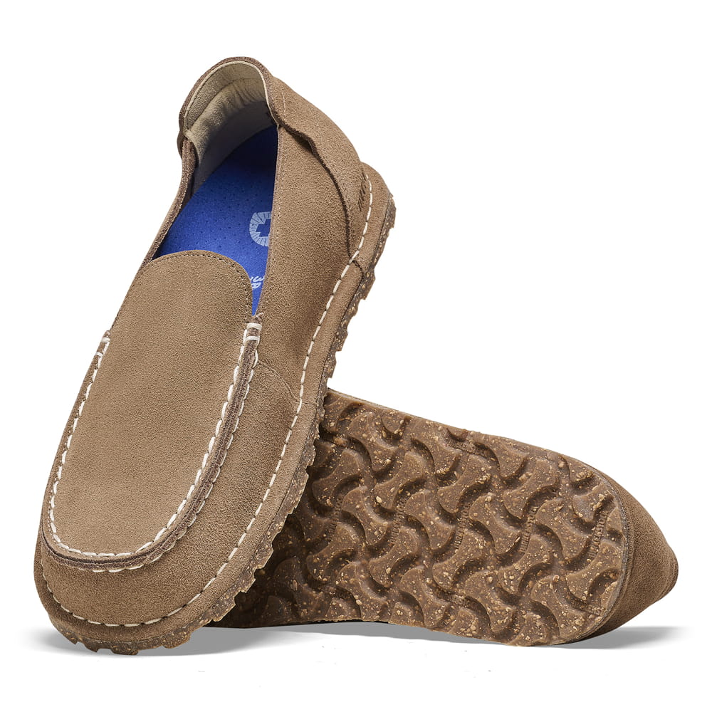 Birkenstock Utti Suede Leather – Beige Beige/Taupe