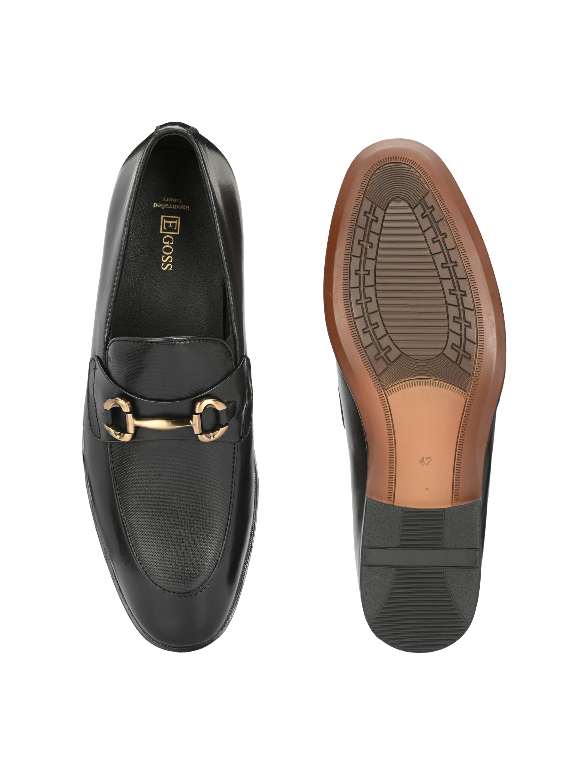 Egoss Shoes Egoss Buckled Loafers For Men - view 7
