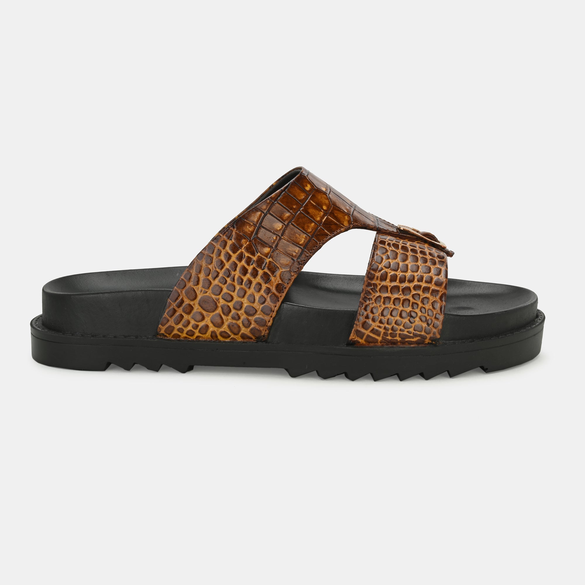 Tan Arba Slippers By Lafattio - view 2