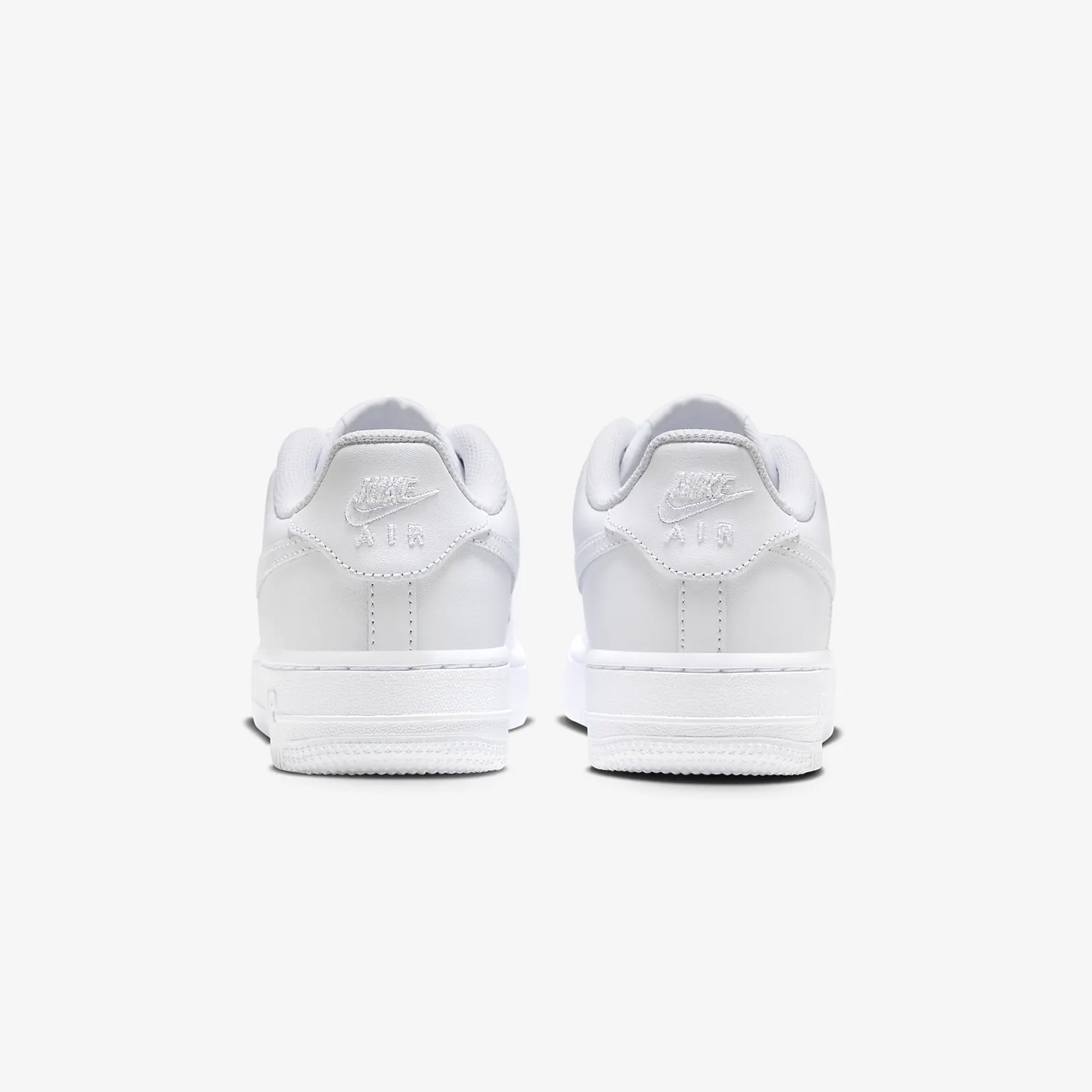 Nike | AIR FORCE 1 LE (GS) "WHITE/WHITE/WHITE" - view 2