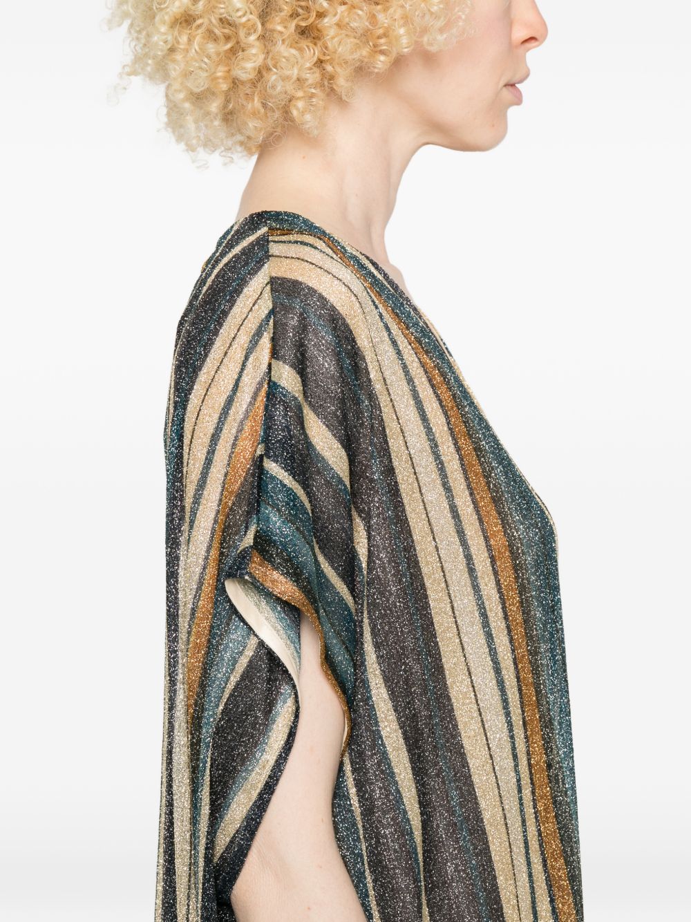 Siyu Zoe striped kaftan dress - view 2