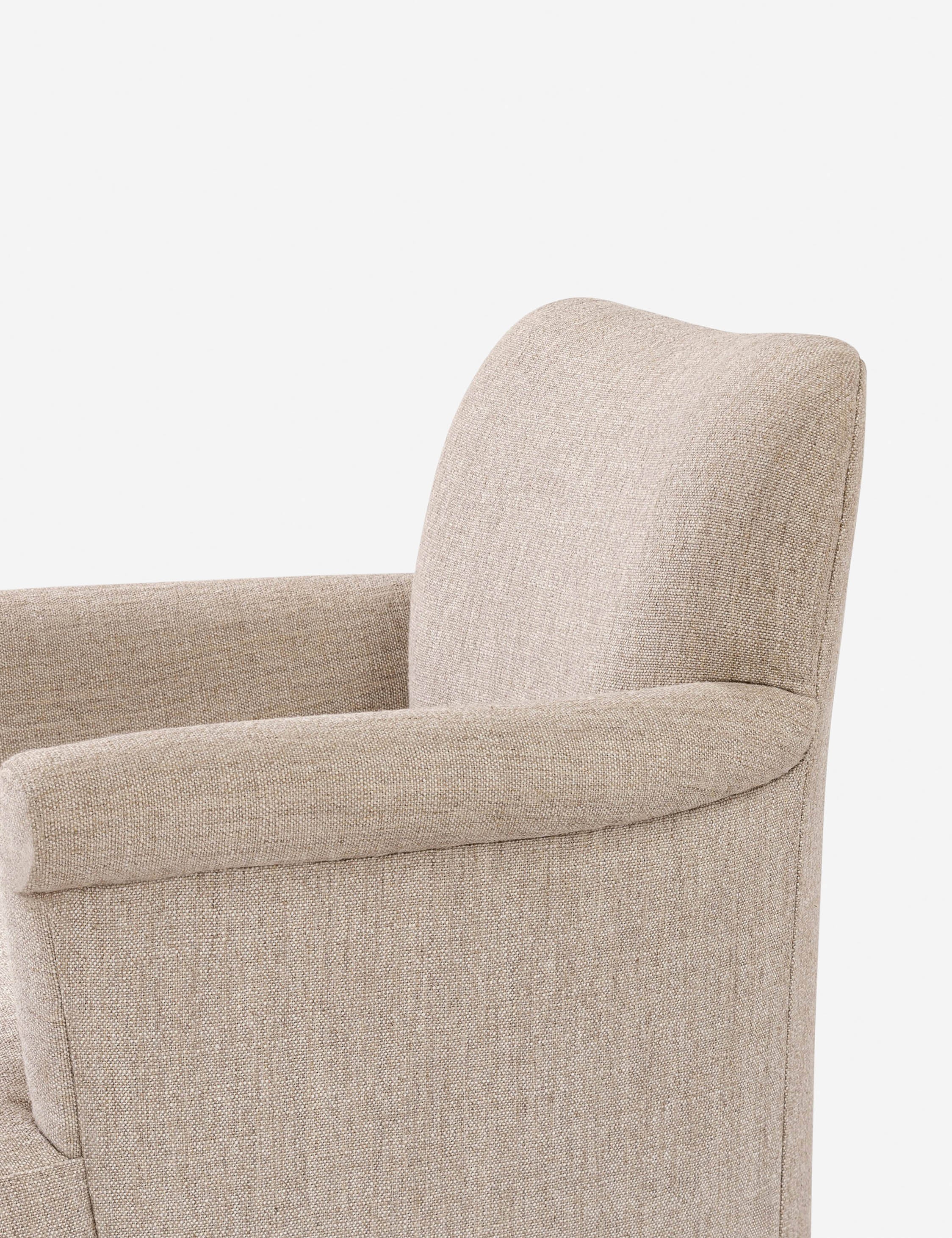 Lulu and Georgia Camellia Swivel Chair by Amber Lewis x Four Hands - view 9