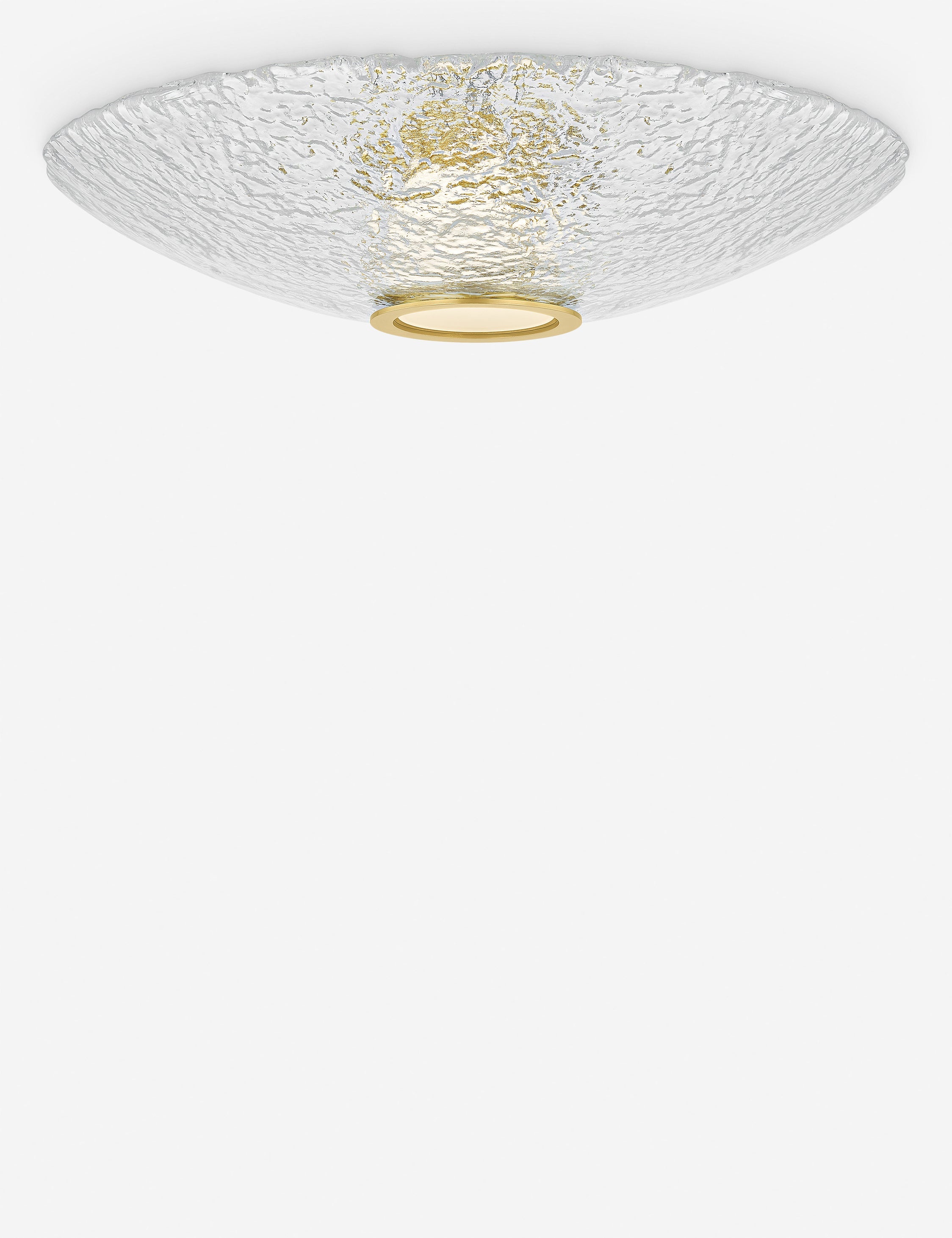 Lulu and Georgia Leroux Flush Mount Light – Antique Brass
