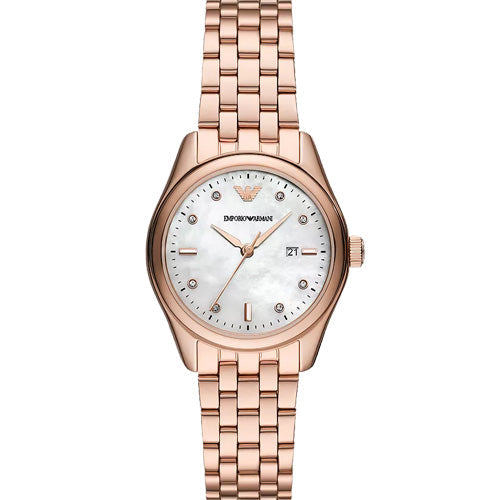 Emporio Armani Sport White Mother-Of-Pearl Dial Women 32mm AR11615