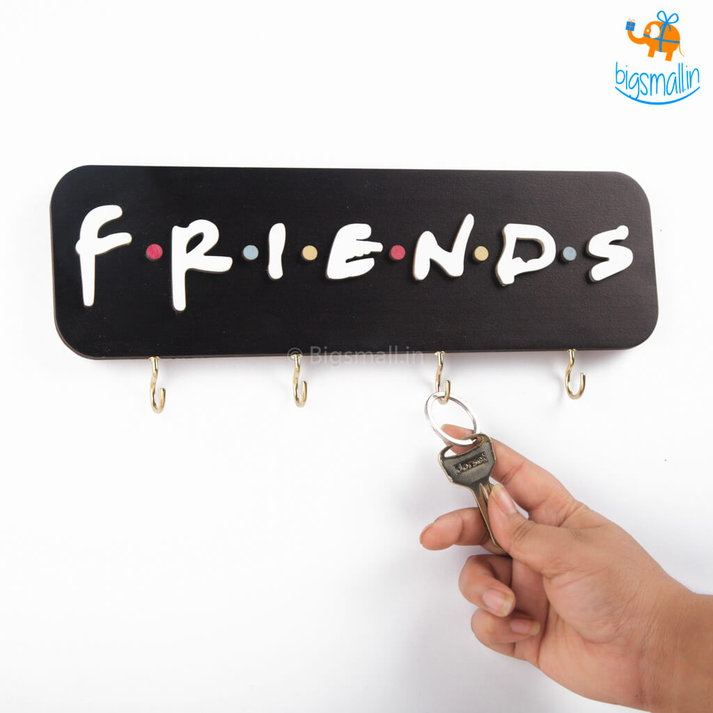 Bigsmall_cc Friends Wooden Key Holder