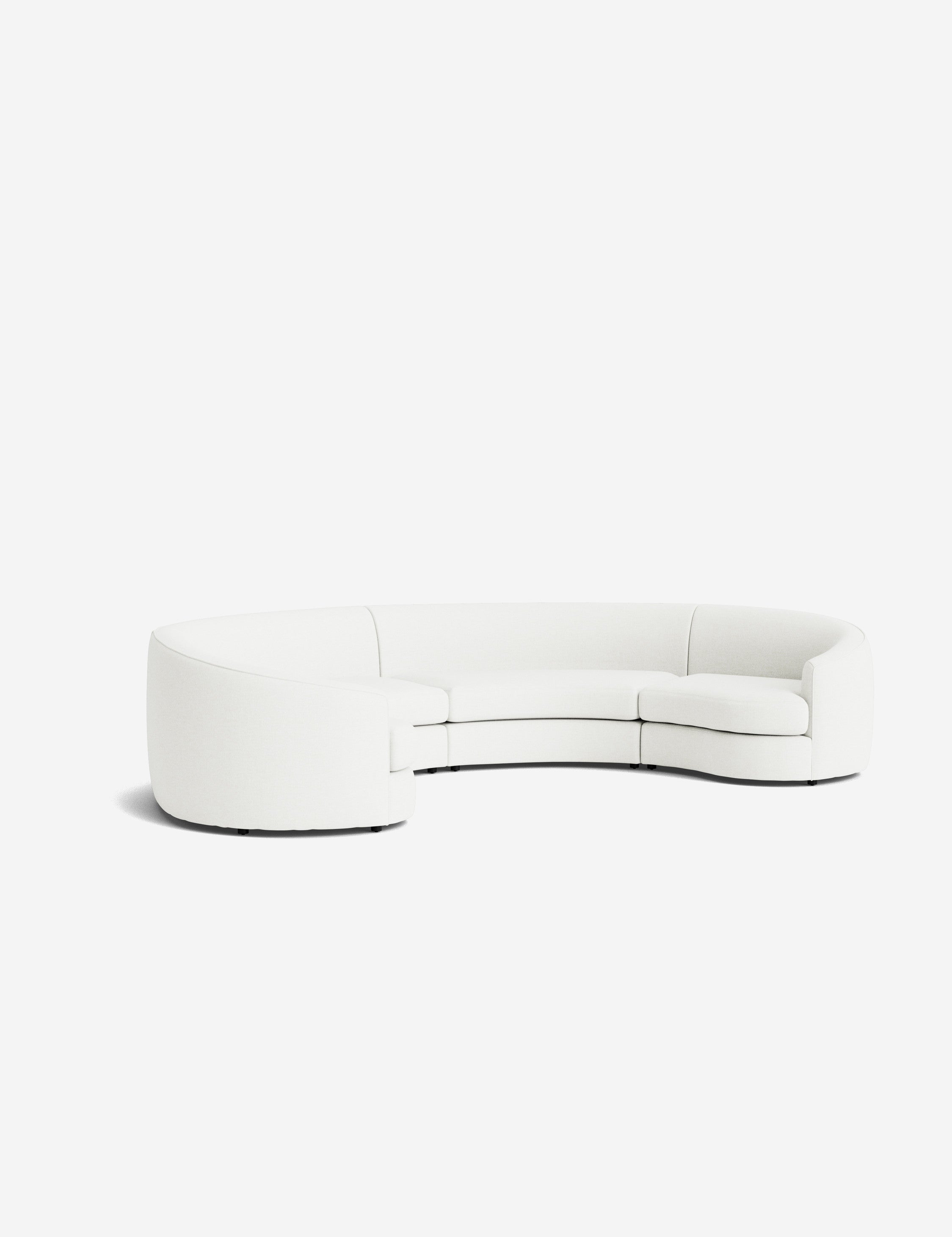 Lulu and Georgia Imada Modular Curved Sectional Sofa - view 130