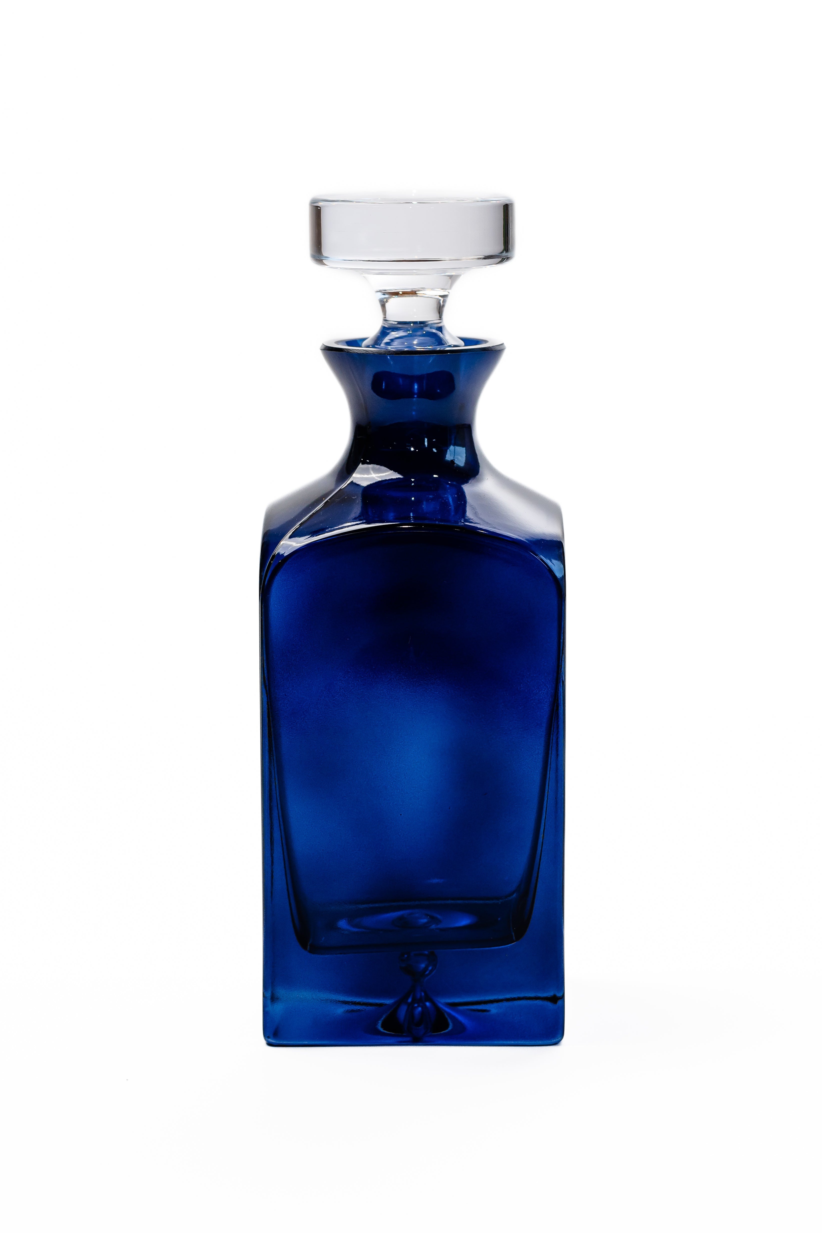 Estelle Colored Glass Estelle Colored Decanter- Heritage {Midnight Blue} - view 2