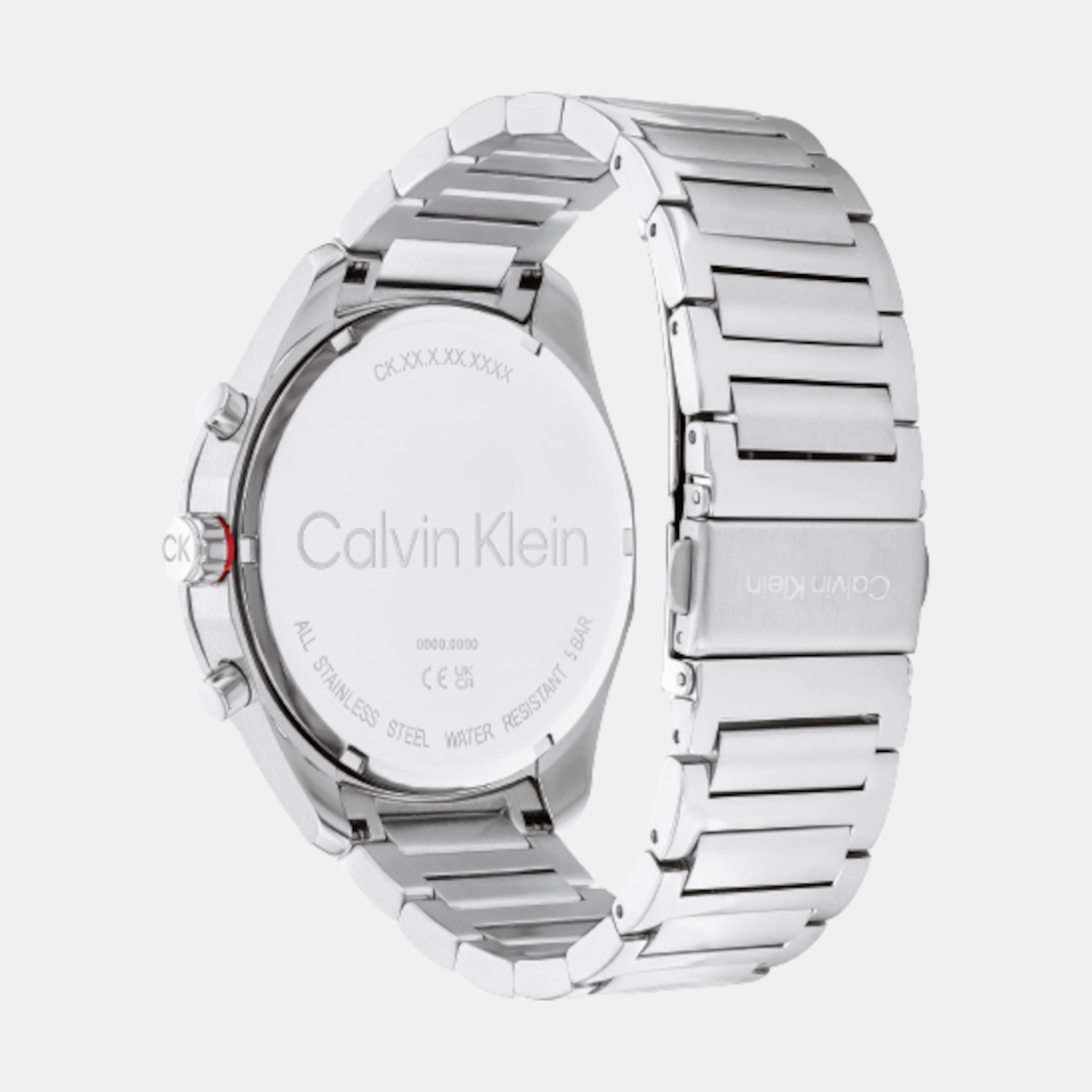 Calvin Klein Ck Force Men Quartz Grey Dial Chronograph Stainless Steel Watch 25200264 - view 2
