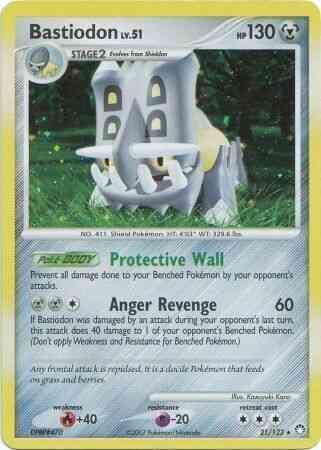 Promo theme deck – Pokémon Bastiodon - 21/123 - Promo [Theme Deck Exclusive] [DP2MSP-21] [Cosmos Holo]