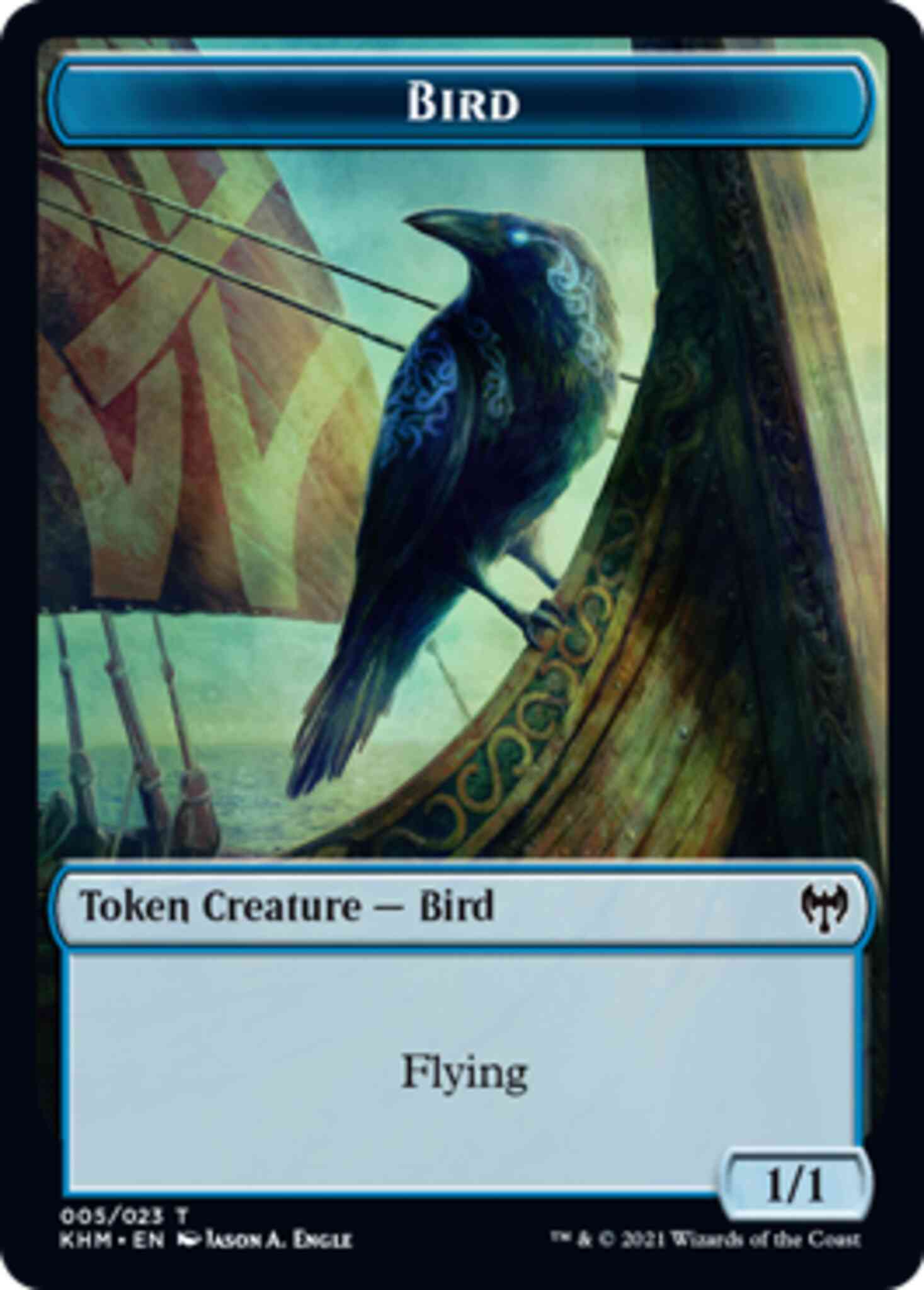 Bird token 05 – Magic Bird Token [05] [Kaldheim Tokens] [Non-Foil]