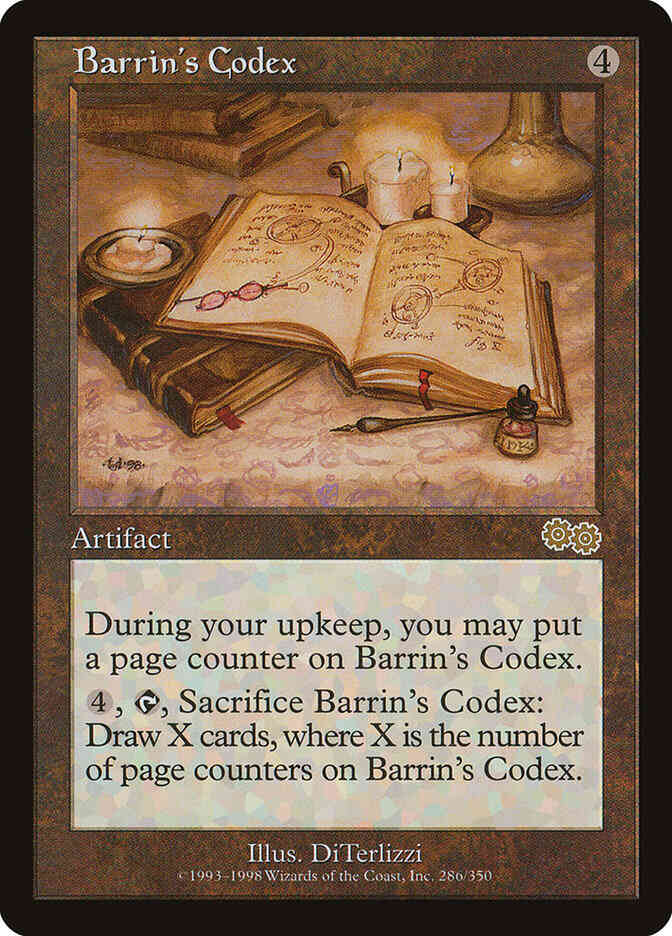 Codex 286 – Magic Barrin's Codex [286] [Urza's Saga] [Non-Foil]