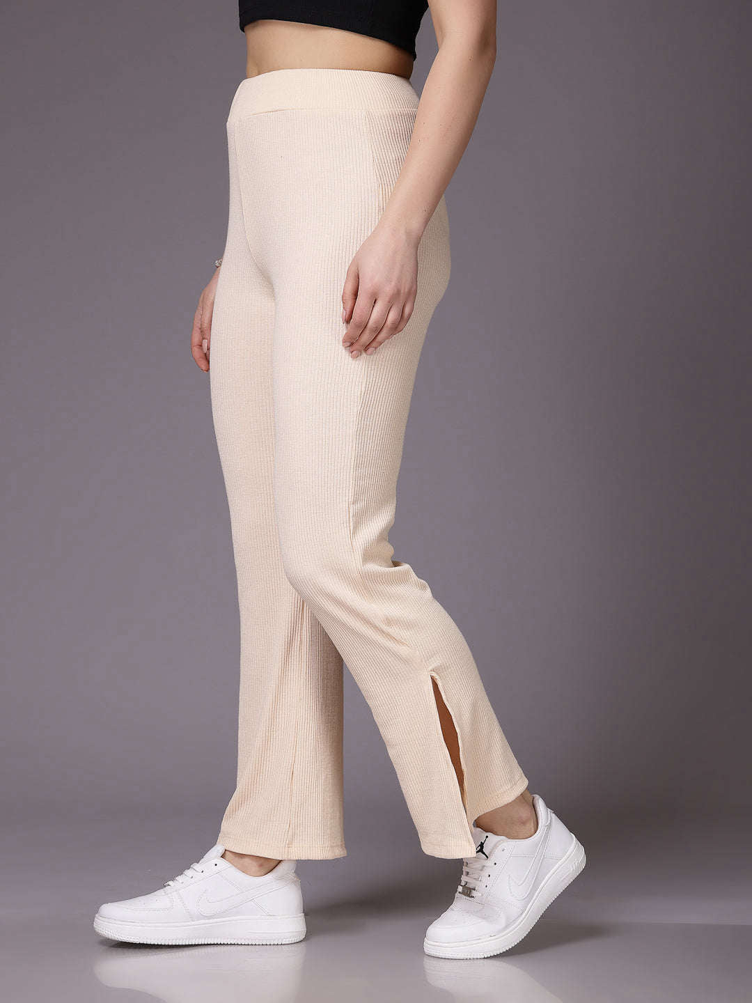 Freehand By The Indian Garage Co Women Solid Trouser - view 5