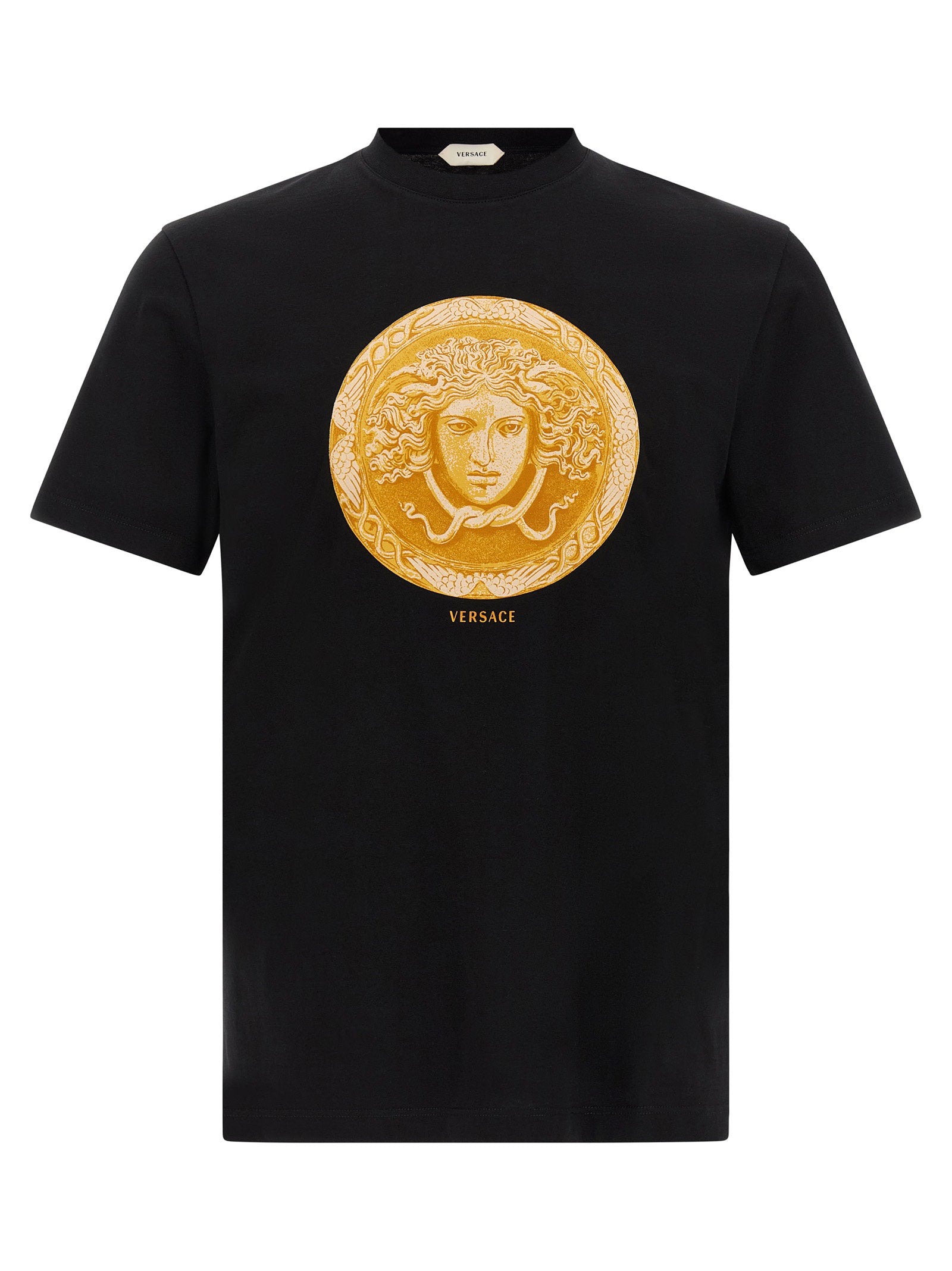 Versace Medusa Coin Print T-shirt – 100% cotton