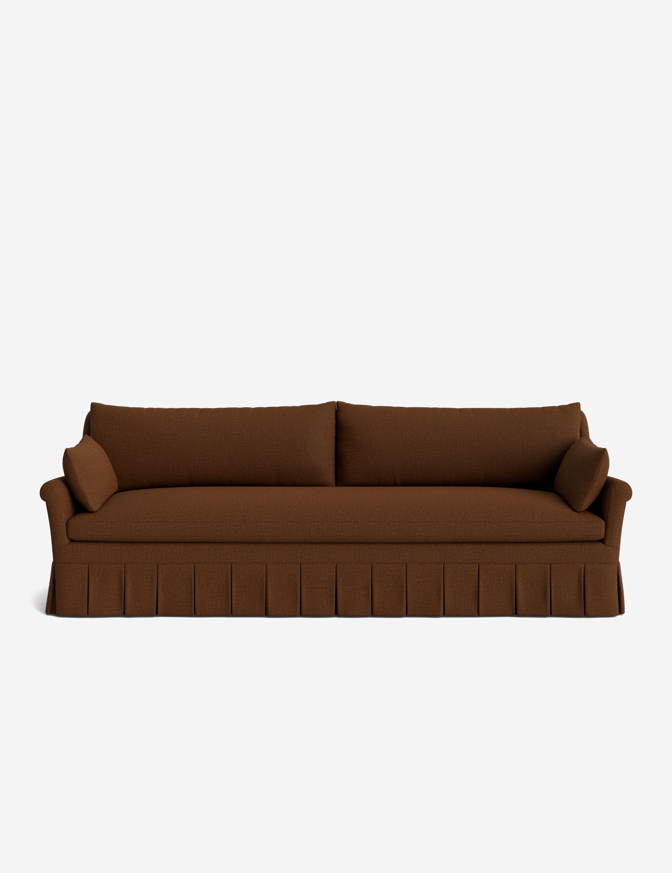 Lulu and Georgia Portola Rolled Arm Pleated Sofa - view 141