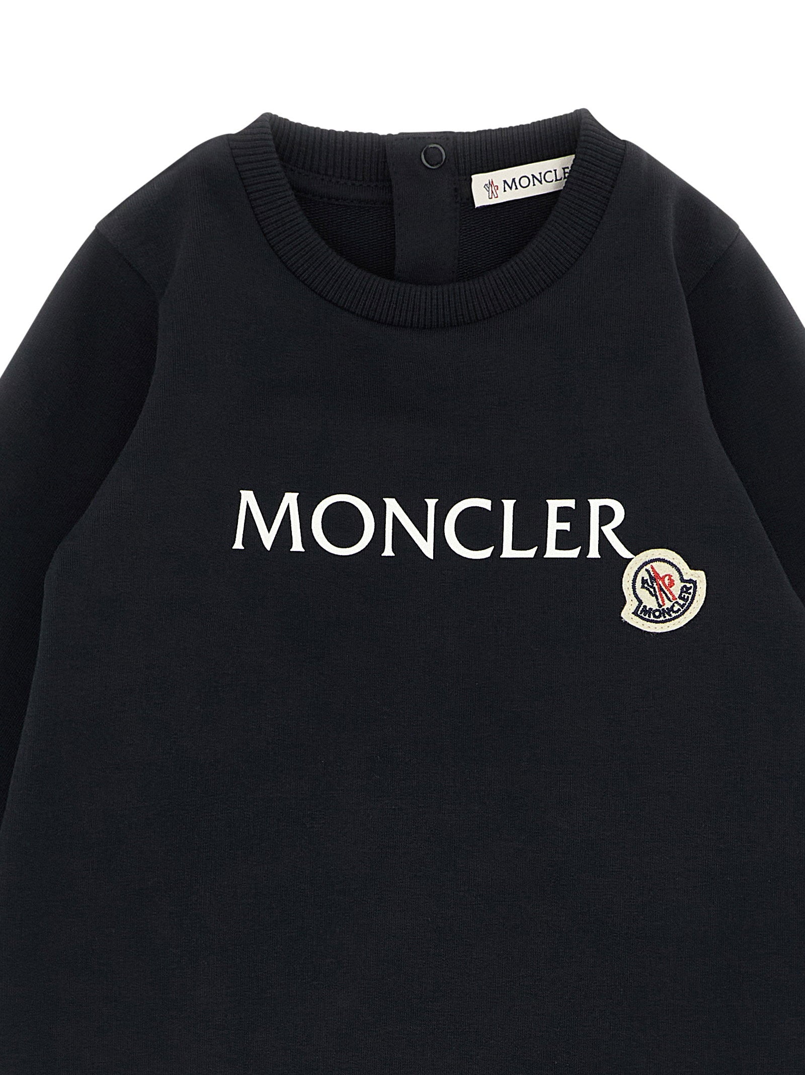 Moncler Enfant Logo Jumpsuit – 95% cotton, 5% elastane - view 3