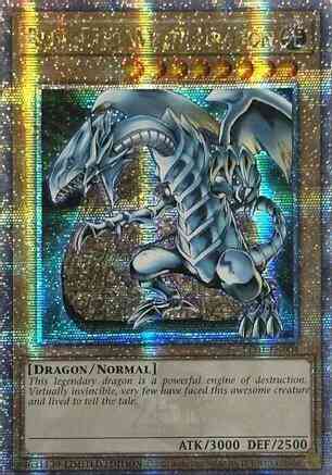 Yu-Gi-Oh! Blue-Eyes White Dragon - LC01-EN004 - Quarter Century Secret Rare - Limited