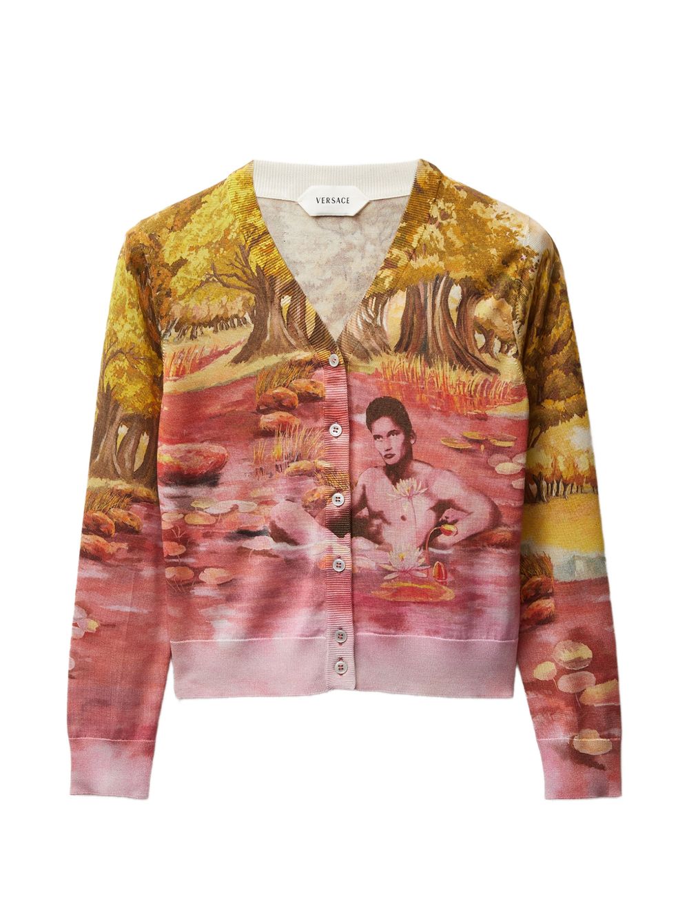 Versace IT Printed silk cardigan – Silk 100%