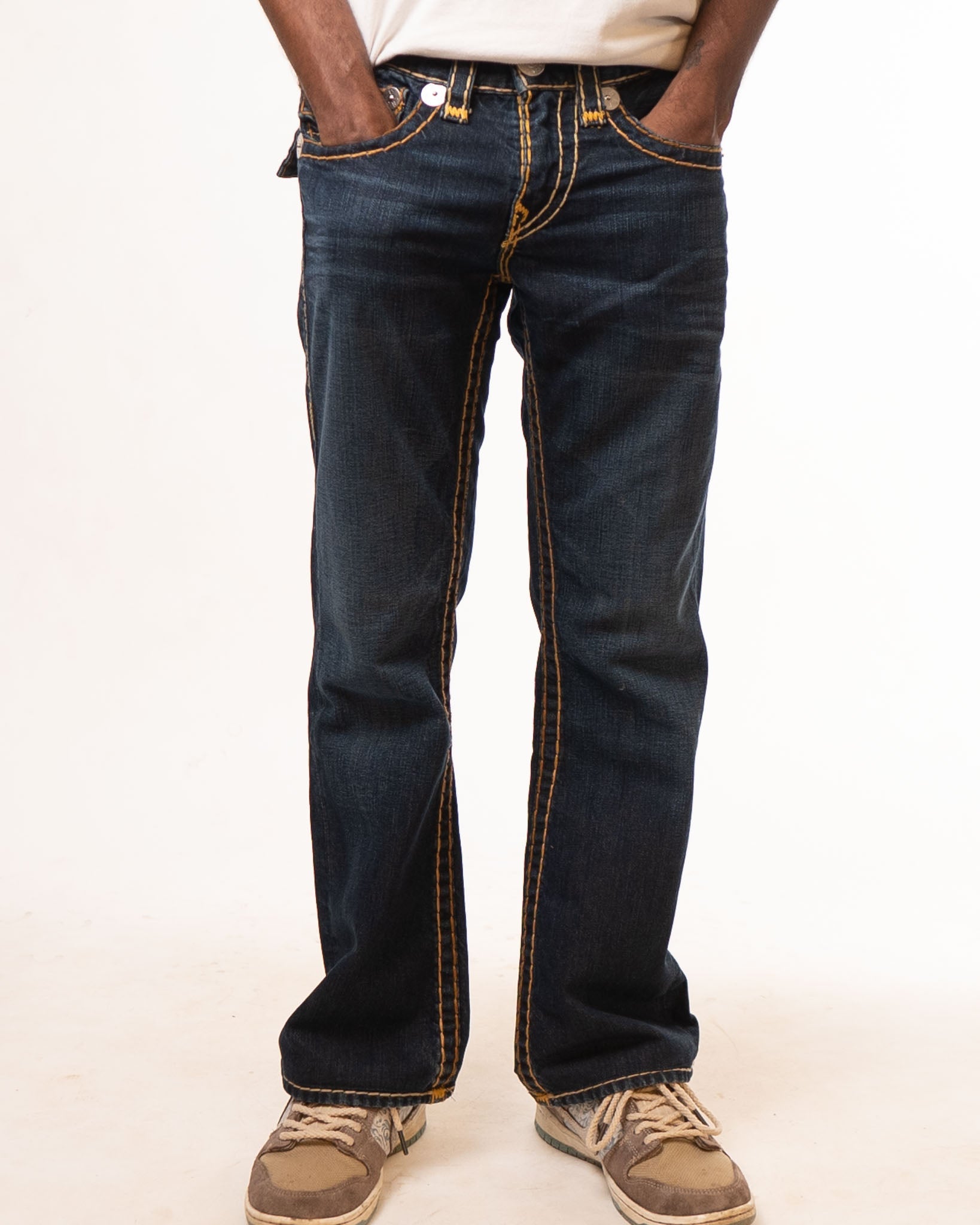 True Religion Ricky Relaxed Straight Jeans