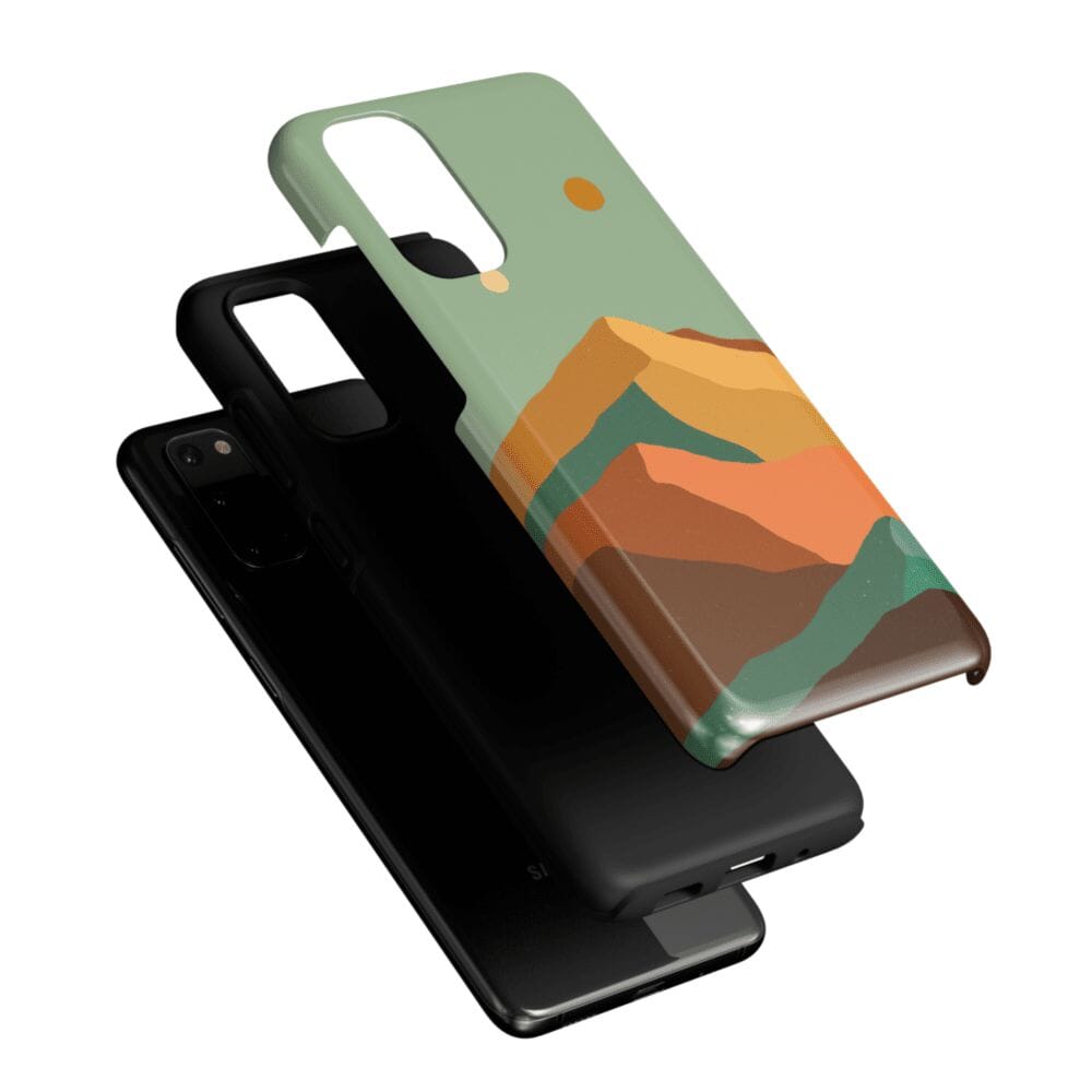 Casetry Endless Peaks | Colorblock Mountain Samsung Case - view 34