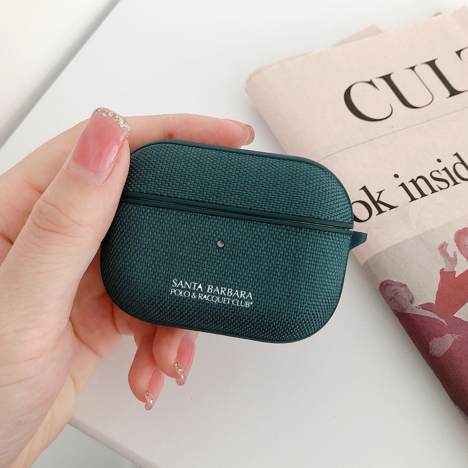 MIllion Cases Santa Barbara Airpods Pro Cloth Fabric Case - view 5