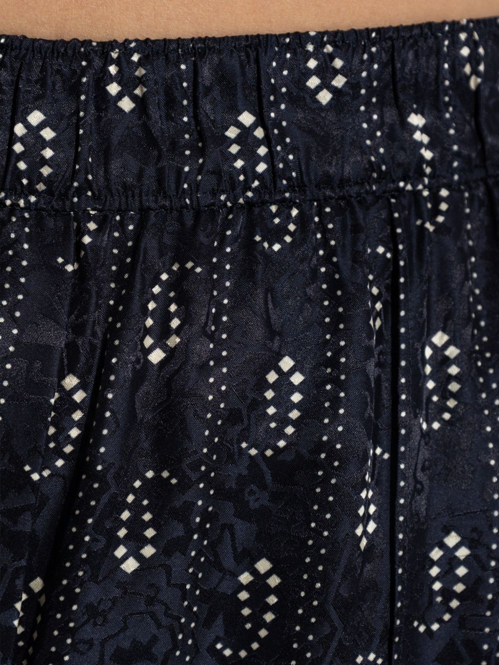 Tory Burch Jacquard silk trousers – Viscose 100% - view 5