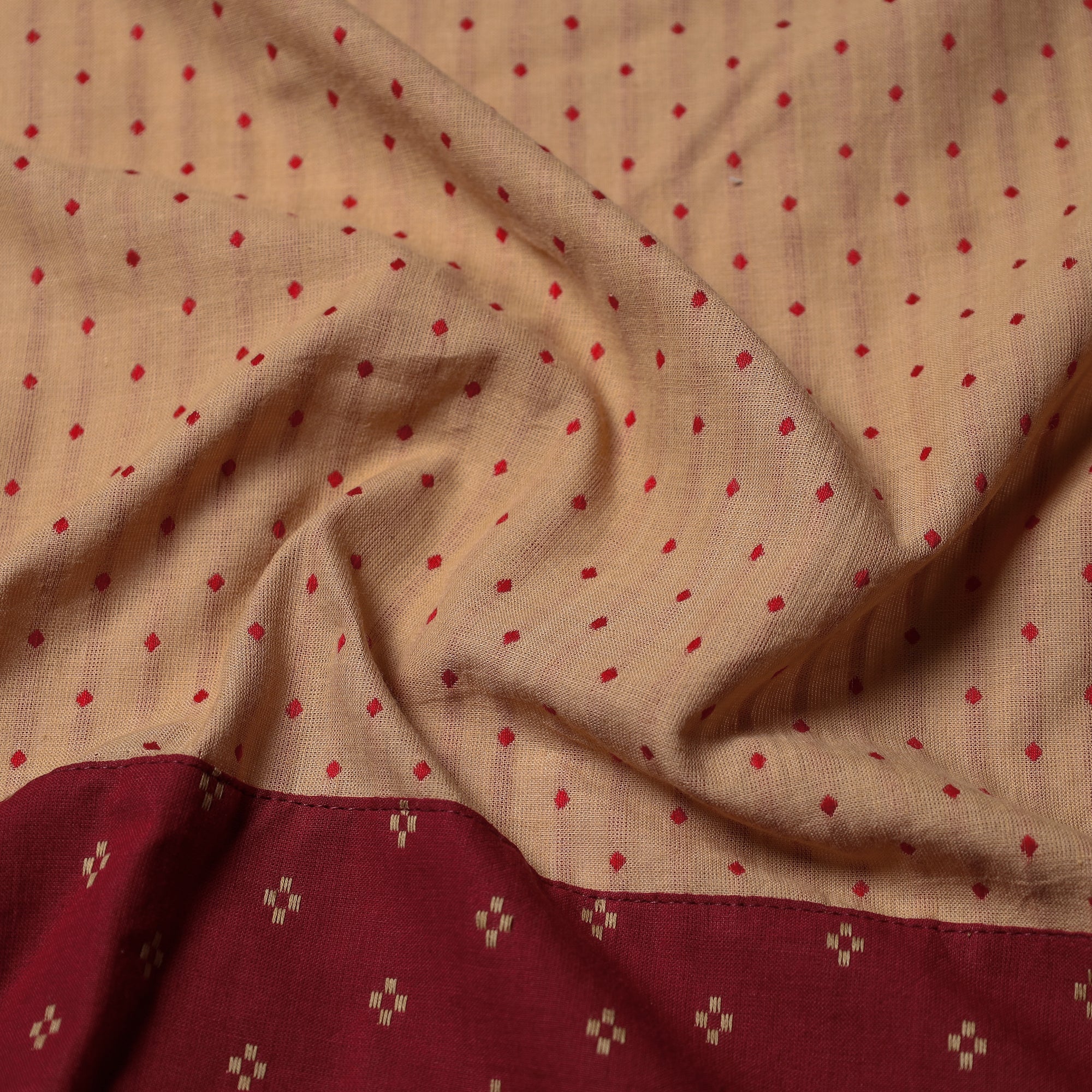 NOORI BAZAR Brown - Jacquard Cotton Blouse Piece 10 - view 2