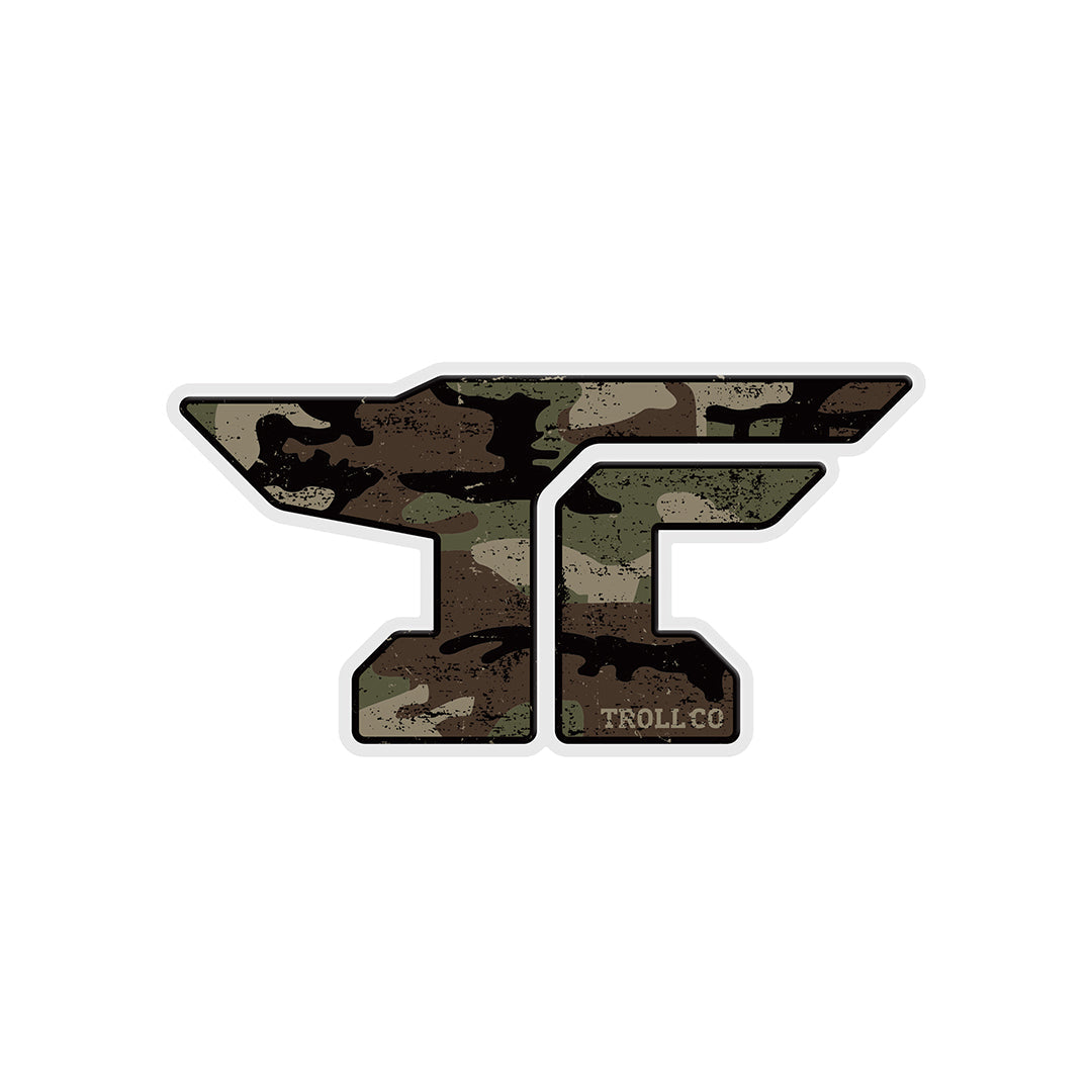 Radial Anvil Camo Sticker