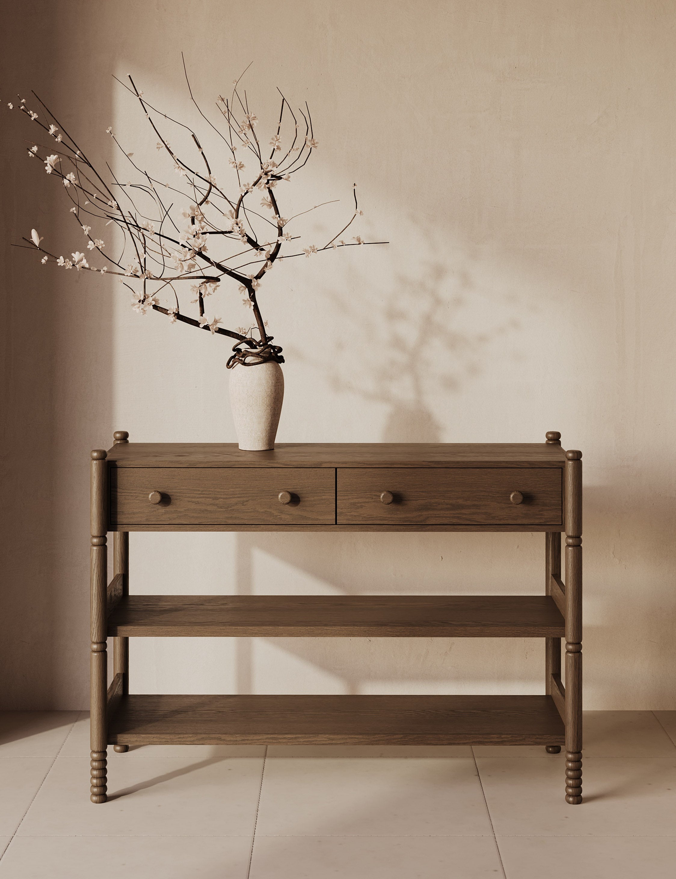 Lulu and Georgia Perth Console Table – Brown - view 2