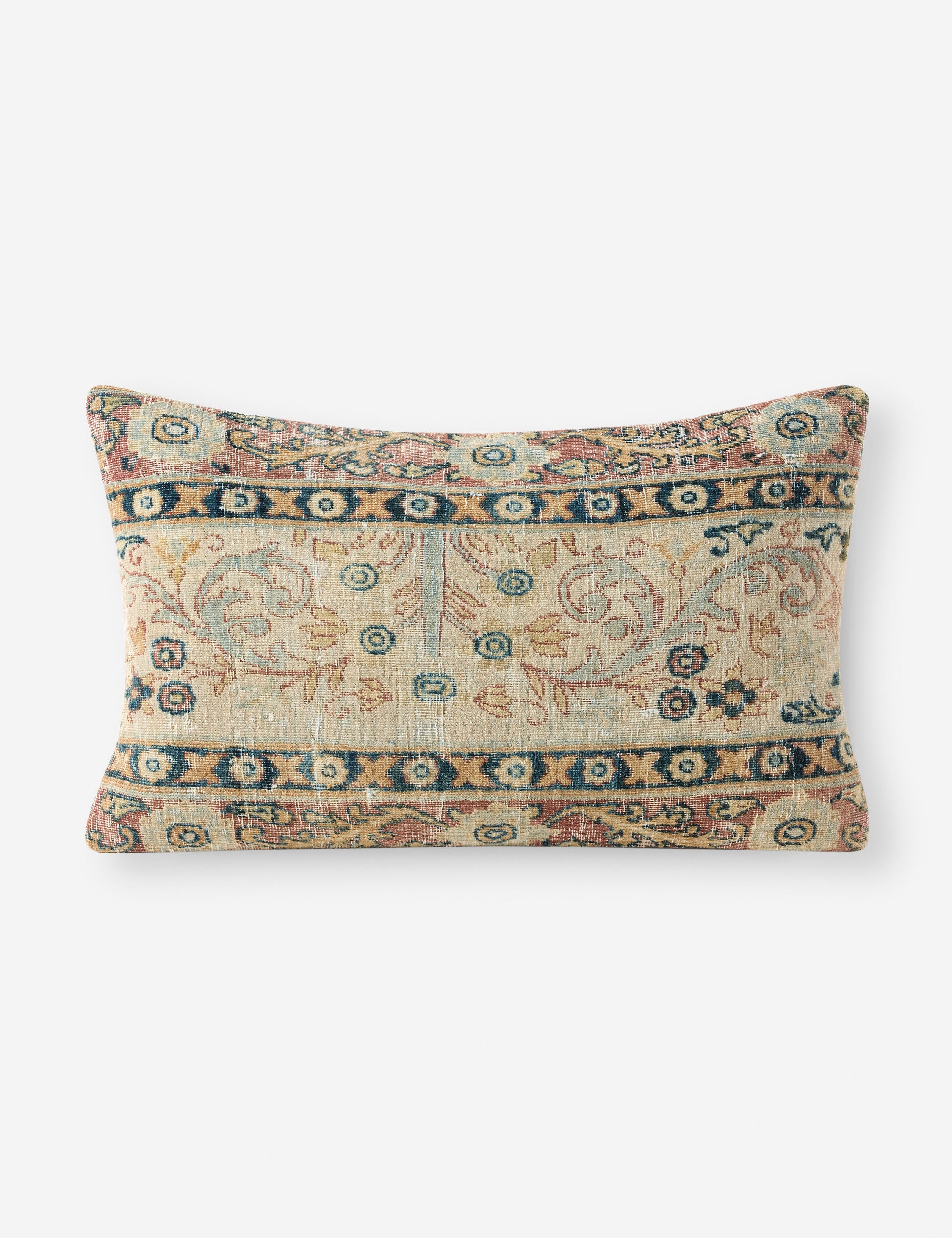 Lulu and Georgia Vintage Lumbar Pillow No. 317, 16" x 26"