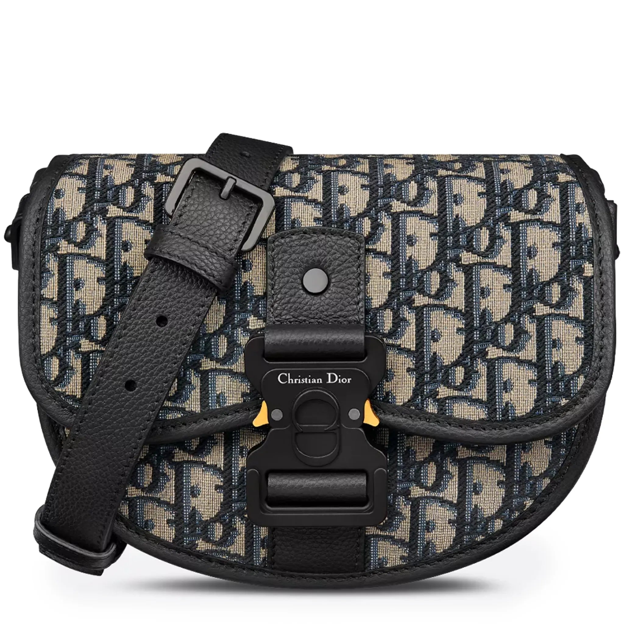 Dior Oblique Jacquard Mini Gallop Beige Bag With Strap