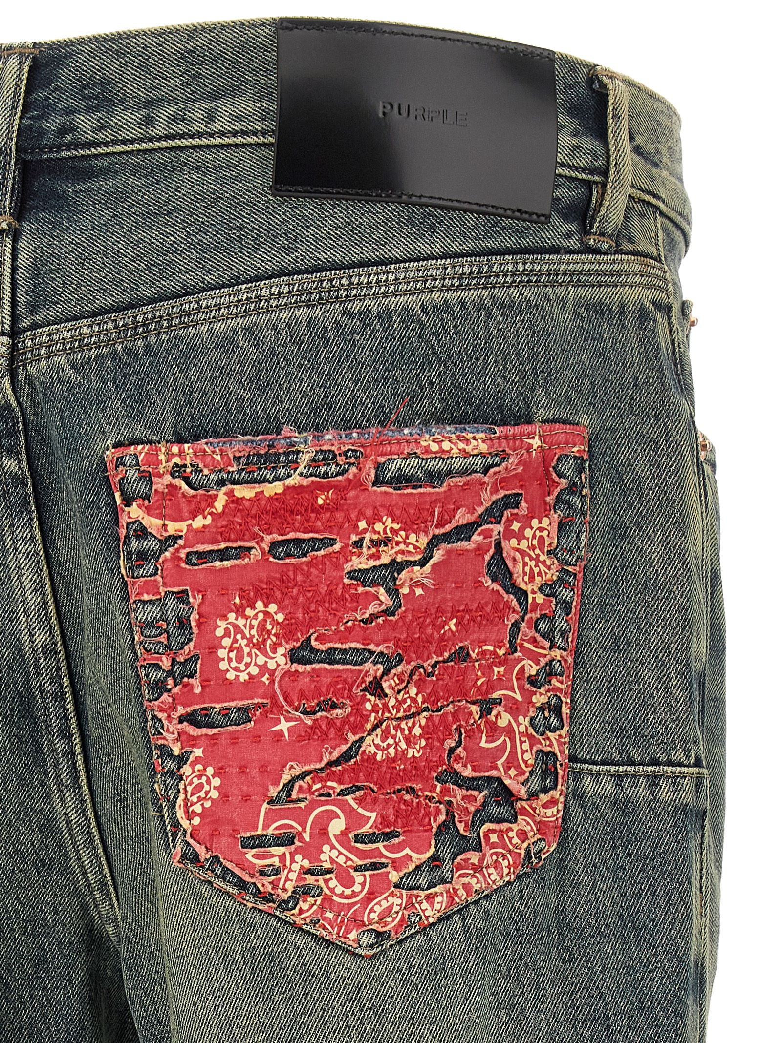 Purple P026 Jeans – 100% cotton - view 4