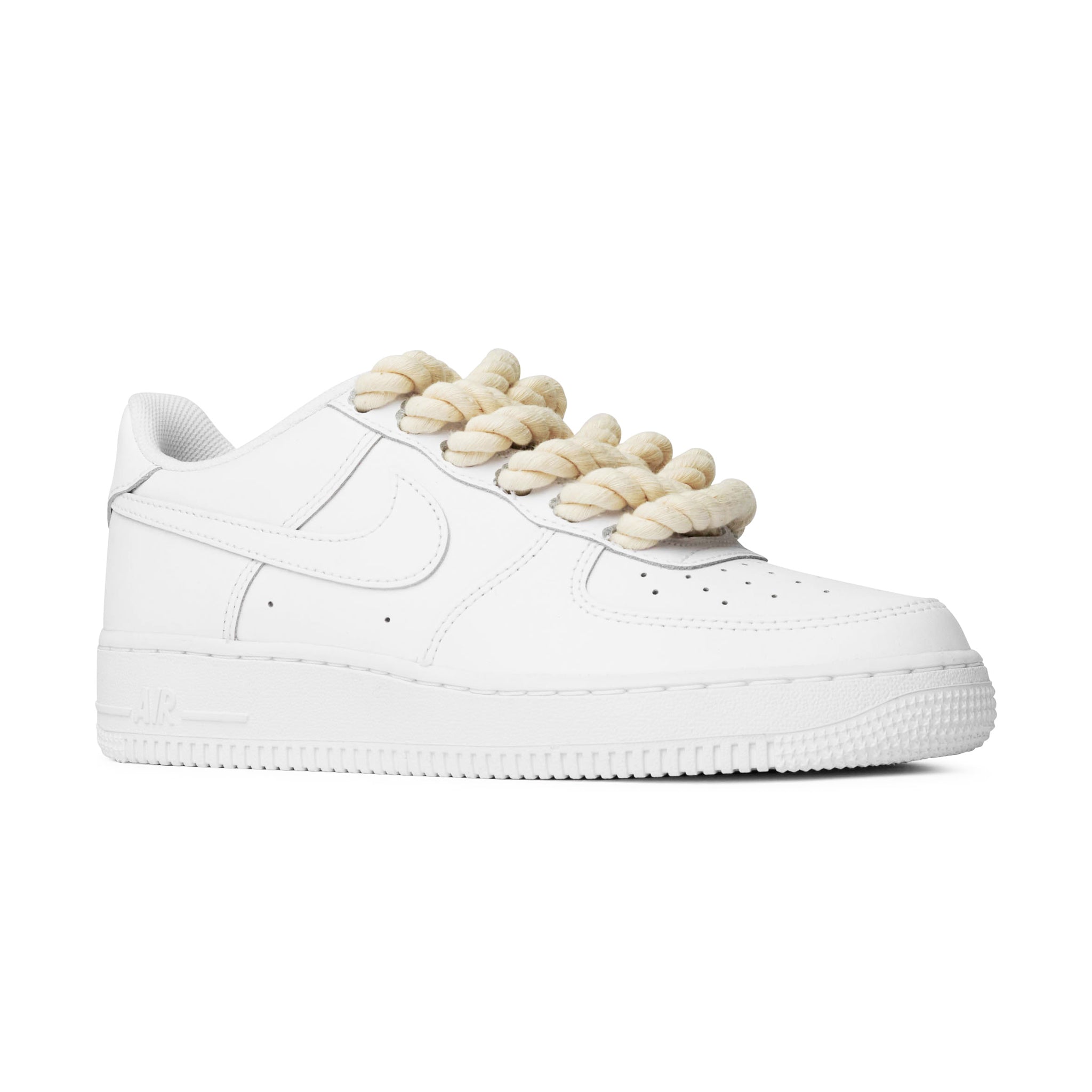 Nike Air Force 1 Low Rope Lace White Cream (GS) - view 2