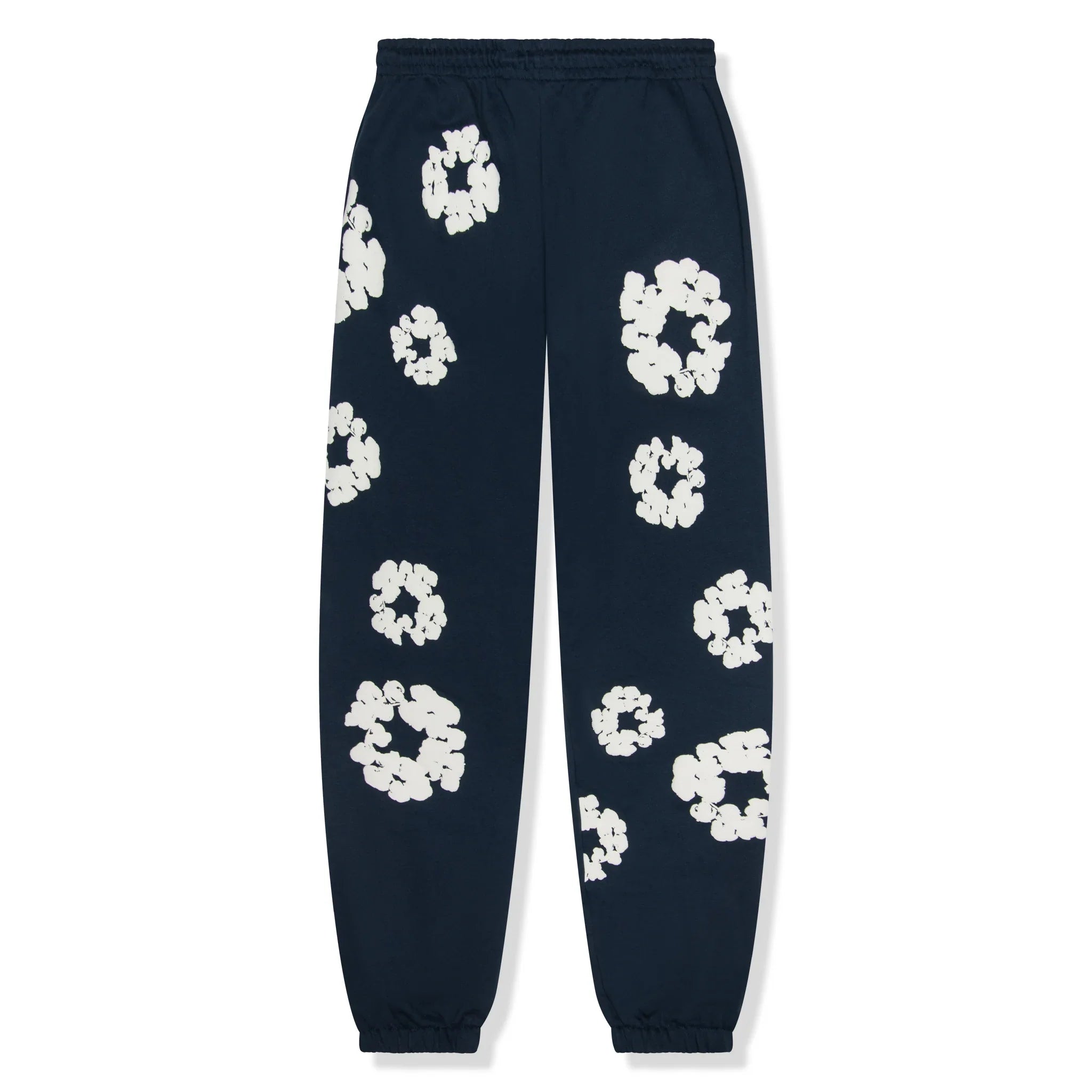 Denim Tears The Cotton Wreath Navy Sweatpants - view 2