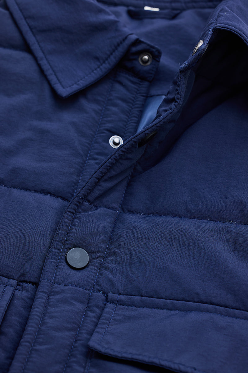 SNITCH Navy Double Pocket Jacket - view 2