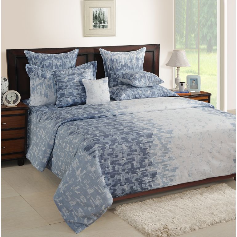 Swayam India Delight Spark Swayam Zinnia Fitted Bed Sheet- 1992