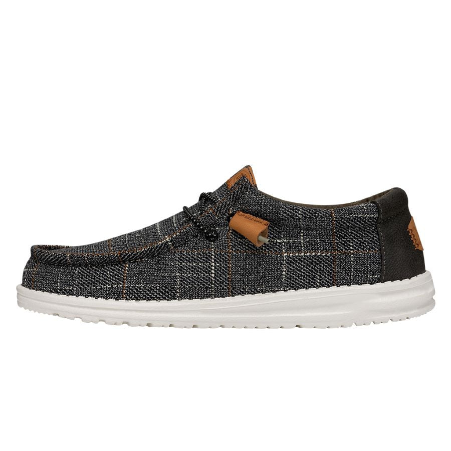 HEYDUDE shoes Wally Plaid - Grey – Men's