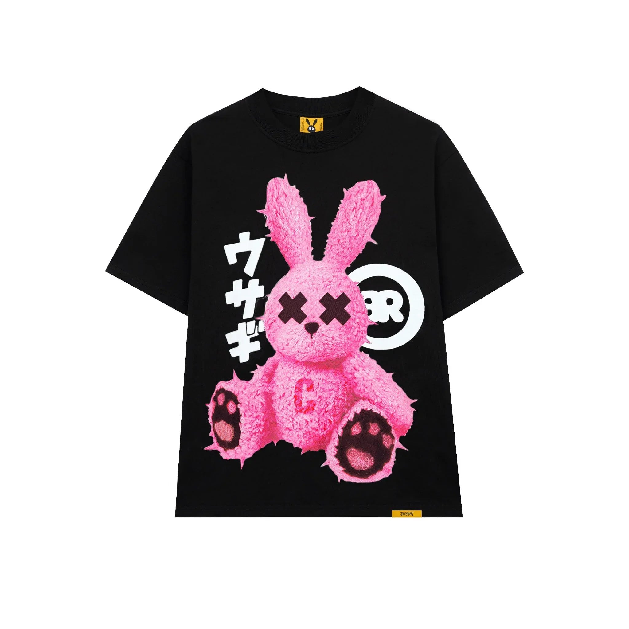 Sneaker Cafe Mumbai Pink Rabbit Tee - Black