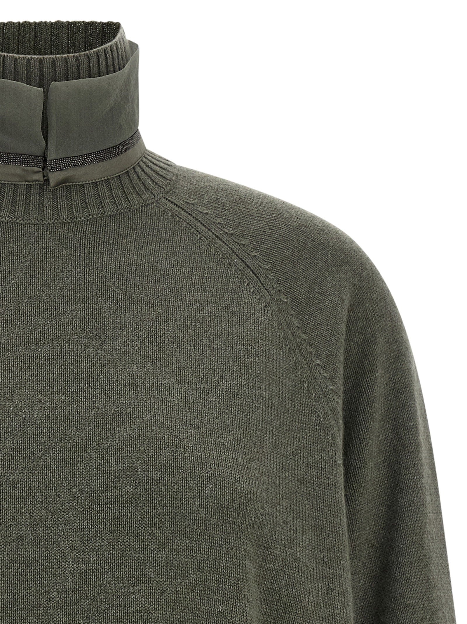Brunello Cucinelli Monile Insert Sweater – 100% cashmere - view 3