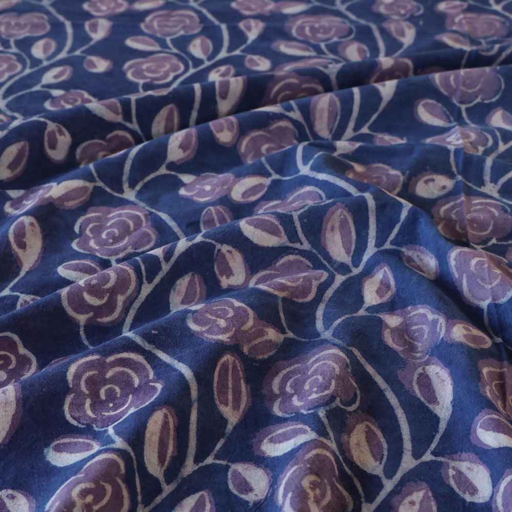 BINDAAS UNLIMITED Blue - Block Art Print Cotton Double Bindaas Bed Sheet (110 x 93 in) - view 4