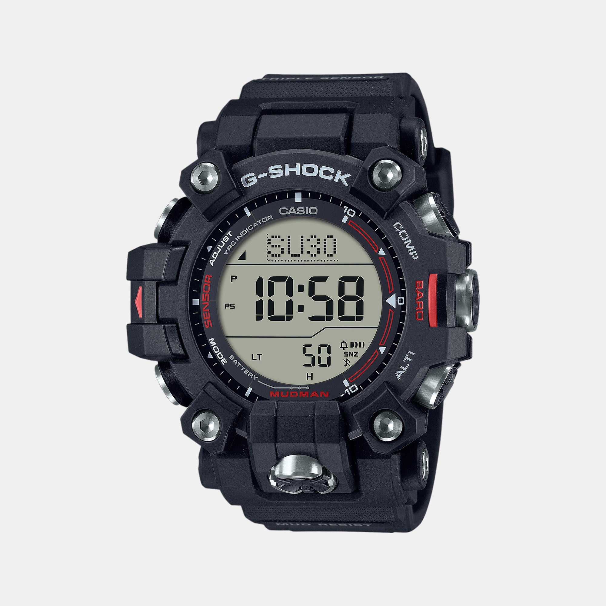 Casio G-Shock Men Quartz Black Dial Digital Resin Watch G1444
