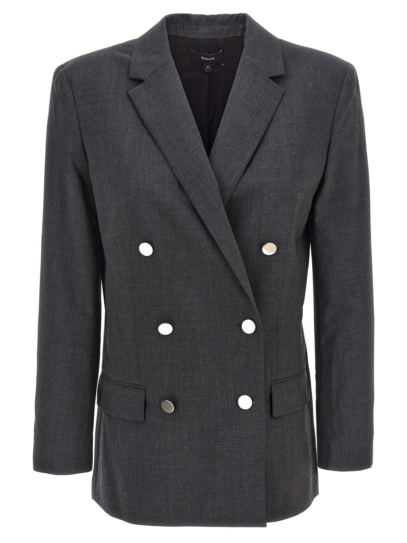 Theory Boxy Blazer – 96% wool, 4% elastane
