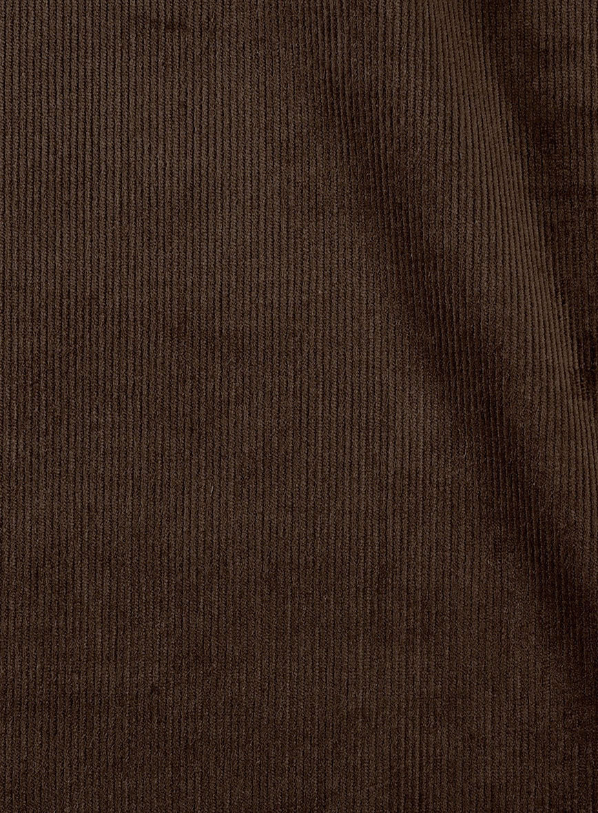 StudioSuits Dark Brown Stretch Pin Corduroy Easy Pants - view 4